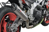 QD EXHAUST Aprilia Tuono V4 (17/20) Slip-on Exhaust "Tronco-Cono" (EU homologated) – Accessories in the 2WheelsHero Motorcycle Aftermarket Accessories and Parts Online Shop