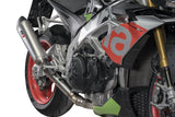 QD EXHAUST Aprilia Tuono V4 (17/20) Slip-on Exhaust "Tronco-Cono" (EU homologated) – Accessories in the 2WheelsHero Motorcycle Aftermarket Accessories and Parts Online Shop