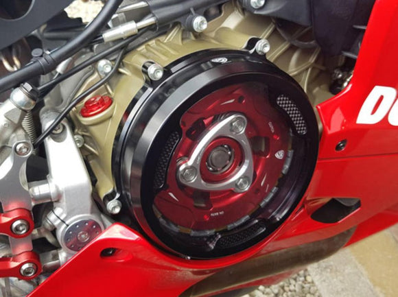 CA201 - CNC RACING Ducati Panigale (12/19) Clear Clutch Cover (with carbon inlay) – Accessories in the 2WheelsHero Motorcycle Aftermarket Accessories and Parts Online Shop