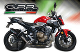 GPR Honda CB500F (2019 – ) Full Exhaust System "Furore Nero" – Accessories in the 2WheelsHero Motorcycle Aftermarket Accessories and Parts Online Shop