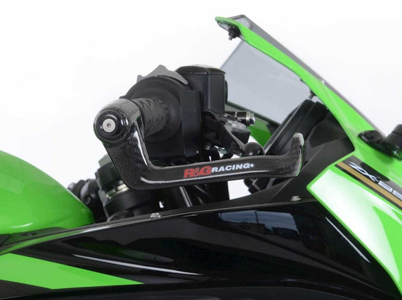 CLG0003 - R&G RACING Kawasaki Ninja / ZX Carbon Handlebar Lever Guards – Accessories in the 2WheelsHero Motorcycle Aftermarket Accessories and Parts Online Shop