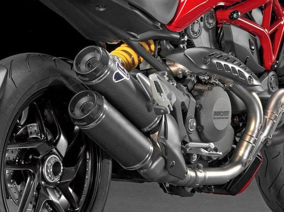 TERMIGNONI 038CR 96481221A Ducati Monster 1200 / 1200R Carbon Dual Slip-on Exhaust (racing) – Accessories in the 2WheelsHero Motorcycle Aftermarket Accessories and Parts Online Shop