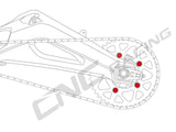 DA386 - CNC RACING Ducati Hypermotard / Streetfighter Rear Sprocket Nuts (M10x1.0) – Accessories in the 2WheelsHero Motorcycle Aftermarket Accessories and Parts Online Shop
