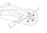DA386 - CNC RACING Ducati Monster / Panigale Rear Sprocket Nuts (M10x1.0) – Accessories in the 2WheelsHero Motorcycle Aftermarket Accessories and Parts Online Shop