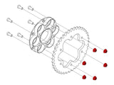 DA388X - CNC RACING Ducati Titanium Gear Ring Nuts (M8x1.25) – Accessories in the 2WheelsHero Motorcycle Aftermarket Accessories and Parts Online Shop