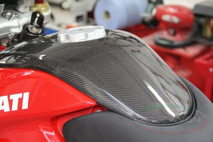 CARBONVANI Ducati Hypermotard 1100 (07/12) Carbon Fuel Tank Cover – Accessories in the 2WheelsHero Motorcycle Aftermarket Accessories and Parts Online Shop