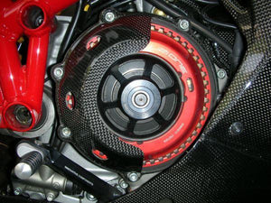 CARBONVANI Ducati Hypermotard 1100 (07/12) Carbon Clear Clutch Cover – Accessories in the 2WheelsHero Motorcycle Aftermarket Accessories and Parts Online Shop