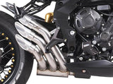 QD EXHAUST MV Agusta Dragster 800 RR (18/...) Triple Slip-on Exhaust "Power Gun" (silver; EU homologated) – Accessories in the 2WheelsHero Motorcycle Aftermarket Accessories and Parts Online Shop