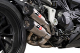 QD EXHAUST Ducati Diavel 1260 (19/22) Semi-Full Dual Exhaust System "Twin Gunshot" (EU homologated) – Accessories in the 2WheelsHero Motorcycle Aftermarket Accessories and Parts Online Shop