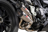 QD EXHAUST Ducati Diavel 1260 (19/22) Semi-Full Dual Exhaust System "Twin Gunshot" (EU homologated) – Accessories in the 2WheelsHero Motorcycle Aftermarket Accessories and Parts Online Shop