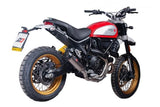 QD EXHAUST Ducati Scrambler Desert Sled (17/22) Semi-Full Exhaust System "Tri-cone" – Accessories in the 2WheelsHero Motorcycle Aftermarket Accessories and Parts Online Shop