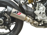 QD EXHAUST Ducati SuperSport 939 Semi-full Exhaust System "Gunshot" (racing only) – Accessories in the 2WheelsHero Motorcycle Aftermarket Accessories and Parts Online Shop