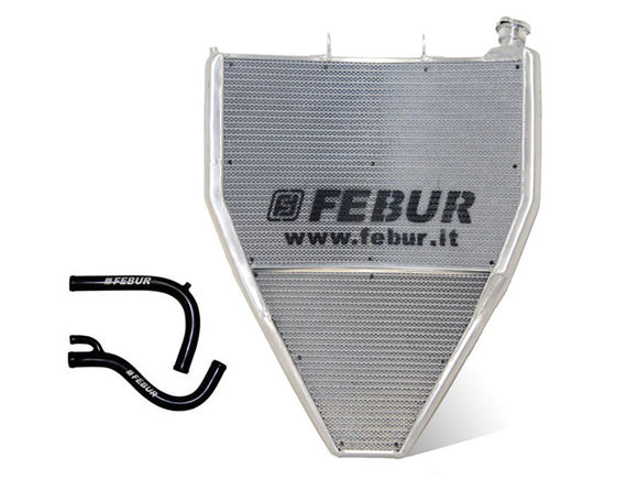 FEBUR FE1326S Kawasaki Ninja ZX-6R (09/18) Complete Racing Water Radiator (with silicon hoses) – Accessories in the 2WheelsHero Motorcycle Aftermarket Accessories and Parts Online Shop