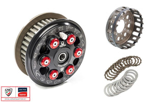 FR365PR - CNC RACING Ducati 6 Springs Slipper Clutch "Master Tech" (full kit, 12 teeth organic plates; Pramac Racing Limited Edition) – Accessories in the 2WheelsHero Motorcycle Aftermarket Accessories and Parts Online Shop