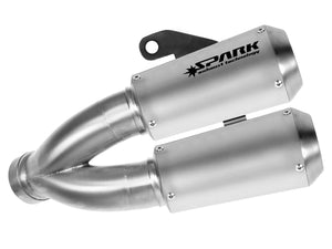 SPARK GBM0803 BMW R nineT (13/16) Double Slip-on Exhaust "MotoGP" (racing; titanium) – Accessories in the 2WheelsHero Motorcycle Aftermarket Accessories and Parts Online Shop