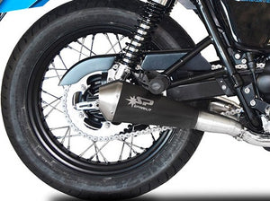 SPARK GTR0207 Triumph Bonneville T100 (02/16) Double Slip-on Exhaust "Megaphone" (racing) – Accessories in the 2WheelsHero Motorcycle Aftermarket Accessories and Parts Online Shop