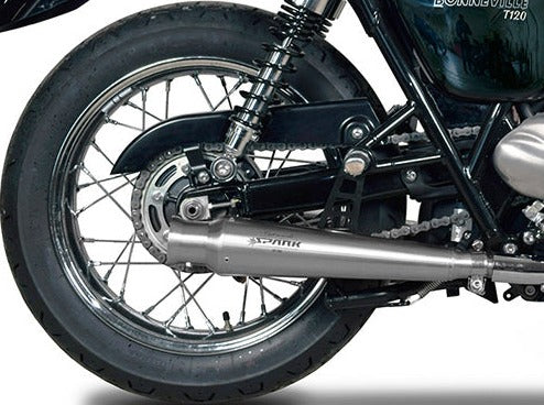 SPARK GTR0208 Triumph Bonneville T120 (16/18) Double Slip-on Exhaust 