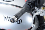BE0057 - R&G RACING Husqvarna Nuda / Norton Commando / Zero SRF Handlebar End Sliders – Accessories in the 2WheelsHero Motorcycle Aftermarket Accessories and Parts Online Shop
