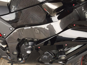 CARBON2RACE Kawasaki ZX-10R (11/15) Carbon Frame Covers – Accessories in the 2WheelsHero Motorcycle Aftermarket Accessories and Parts Online Shop