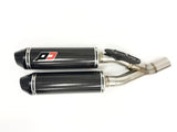 QD EXHAUST Ducati Diavel 1200 (10/18) Dual Slip-on Exhaust System "Magnum" (EU homologated) – Accessories in the 2WheelsHero Motorcycle Aftermarket Accessories and Parts Online Shop