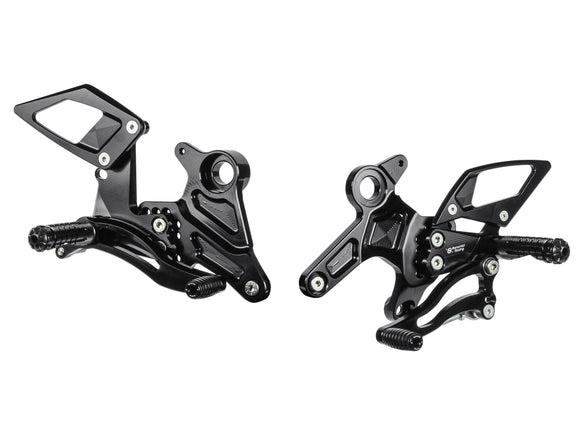 K018 - BONAMICI RACING Kawasaki Ninja 650 / Z650 (17/19) Adjustable Rearset – Accessories in the 2WheelsHero Motorcycle Aftermarket Accessories and Parts Online Shop