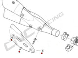 KV323 - CNC RACING Ducati Diavel Exhaust Heat Guard Screws – Accessories in the 2WheelsHero Motorcycle Aftermarket Accessories and Parts Online Shop