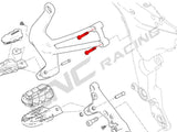 KV396X - CNC RACING Ducati Multistrada Titanium Passenger Footpegs Holder Bolts (M8x35) – Accessories in the 2WheelsHero Motorcycle Aftermarket Accessories and Parts Online Shop