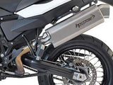 HP CORSE BMW F800GS Slip-on Exhaust "4-Track Satin" (EU homologated) – Accessories in the 2WheelsHero Motorcycle Aftermarket Accessories and Parts Online Shop