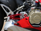 PE407PR - CNC RACING Ducati Panigale V4 (2018+) Adjustable Rearset "Easy" (Pramac Racing edition) – Accessories in the 2WheelsHero Motorcycle Aftermarket Accessories and Parts Online Shop