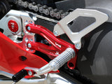 PE407PR - CNC RACING Ducati Panigale V4 (2018+) Adjustable Rearset "Easy" (Pramac Racing edition) – Accessories in the 2WheelsHero Motorcycle Aftermarket Accessories and Parts Online Shop