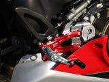 PE408PR - CNC RACING Ducati Panigale V4 (2018+) Adjustable Rearset "RPS Carbon" (Pramac Racing edition) – Accessories in the 2WheelsHero Motorcycle Aftermarket Accessories and Parts Online Shop