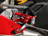 PE406PR - CNC RACING Ducati Panigale V4 (2018+) Adjustable Rearset "RPS" (Pramac Racing edition) – Accessories in the 2WheelsHero Motorcycle Aftermarket Accessories and Parts Online Shop