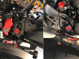 PE444 - CNC RACING Ducati Monster / Supersport Adjustable Rearset – Accessories in the 2WheelsHero Motorcycle Aftermarket Accessories and Parts Online Shop