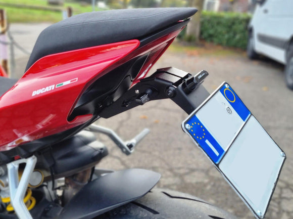 PT158 - CNC RACING Ducati Panigale V2 / V4 / Streetfighter (2018+) Adjustable LED License Plate Holder – Accessories in the 2WheelsHero Motorcycle Aftermarket Accessories and Parts Online Shop