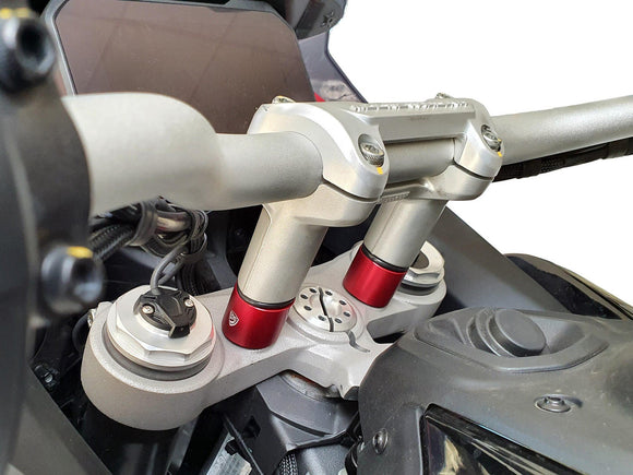 RM258 - CNC RACING Ducati Multistrada V4 (2021+) Handlebar Riser Spacers (H 30mm) – Accessories in the 2WheelsHero Motorcycle Aftermarket Accessories and Parts Online Shop