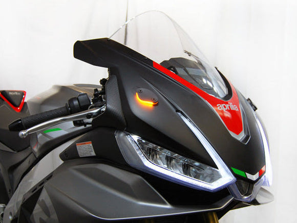 NEW RAGE CYCLES Aprilia RSV4 (2021+) LED Mirror Block-off Turn Signals – Accessories in the 2WheelsHero Motorcycle Aftermarket Accessories and Parts Online Shop