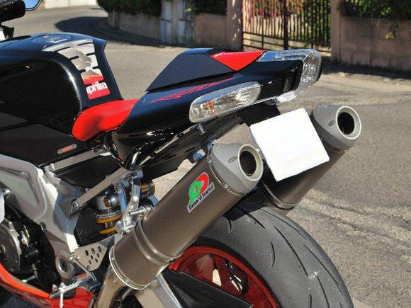 QD EXHAUST Aprilia RSV / Tuono V2 Dual Slip-on Exhaust 