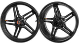 BST MV Agusta Dragster 800 Carbon Wheels "Rapid TEK" (front & offset rear, 5 slanted spokes, black hubs) – Accessories in the 2WheelsHero Motorcycle Aftermarket Accessories and Parts Online Shop