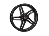 BST Yamaha YZF-R1 / MT-10 Carbon Wheel "Rapid TEK" (front, 5 slanted spokes, black hubs) – Accessories in the 2WheelsHero Motorcycle Aftermarket Accessories and Parts Online Shop