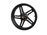 BST Suzuki GSX-R600 (11/18) / GSX-R750 (11/18) Carbon Wheel "Rapid TEK" (front, 5 slanted spokes, black hubs) – Accessories in the 2WheelsHero Motorcycle Aftermarket Accessories and Parts Online Shop