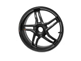 BST MV Agusta Brutale 1078 / 990R (10/11) Carbon Wheel "Rapid TEK" (offset rear, 5 slanted spokes, black hubs) – Accessories in the 2WheelsHero Motorcycle Aftermarket Accessories and Parts Online Shop