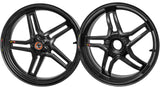 BST Ducati Panigale 899 / 959 Carbon Wheels Set "Rapid TEK" (front & conventional rear, 5 slanted spokes, black hubs) – Accessories in the 2WheelsHero Motorcycle Aftermarket Accessories and Parts Online Shop