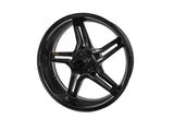 BST MV Agusta Dragster 800 Carbon Wheel "Rapid TEK" (offset rear, 5 slanted spokes, black hubs) – Accessories in the 2WheelsHero Motorcycle Aftermarket Accessories and Parts Online Shop