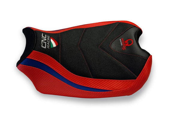 SLD02PR - CNC RACING Ducati Streetfighter V4 Ultragrip Seat Cover (Pramac edition) – Accessories in the 2WheelsHero Motorcycle Aftermarket Accessories and Parts Online Shop