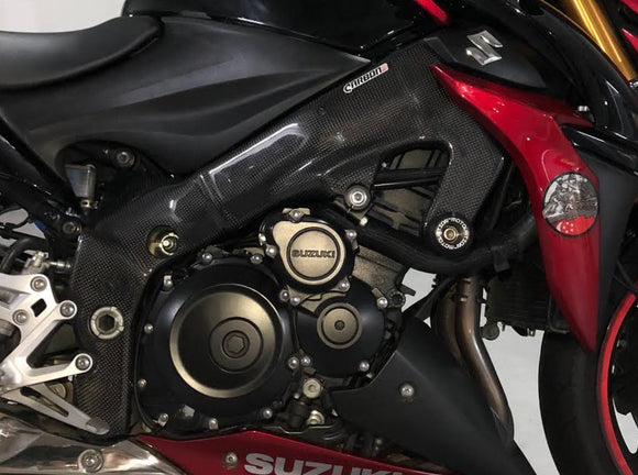 CARBON2RACE Suzuki GSX-S1000 (15/21) Carbon Frame Covers – Accessories in the 2WheelsHero Motorcycle Aftermarket Accessories and Parts Online Shop