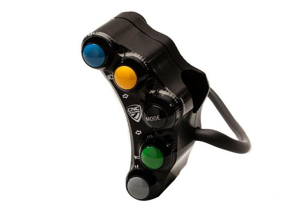 SWD18 - CNC RACING Ducati 7 Buttons Left Handlebar Switch (street edition) – Accessories in the 2WheelsHero Motorcycle Aftermarket Accessories and Parts Online Shop