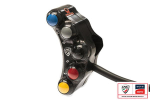 SWD08PR - CNC RACING Ducati Superbike 1098/1198/848 7 Buttons Left Handlebar Switch (Pramac edition; street) – Accessories in the 2WheelsHero Motorcycle Aftermarket Accessories and Parts Online Shop