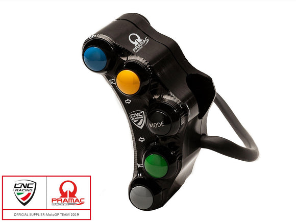 SWD18PR - CNC RACING Ducati 7 Buttons Left Handlebar Switch (Pramac edition; street) – Accessories in the 2WheelsHero Motorcycle Aftermarket Accessories and Parts Online Shop