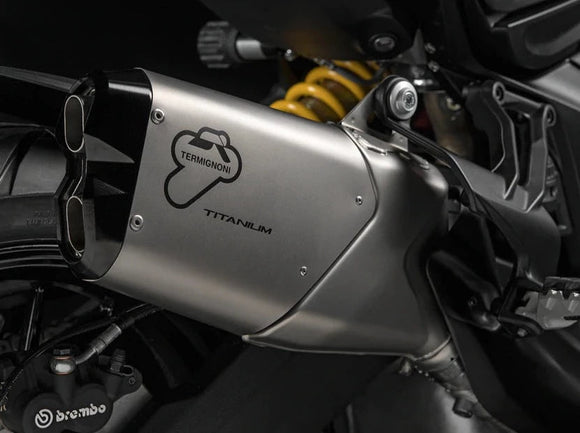 TERMIGNONI 047TO 96481571A Ducati Multistrada V2 (2022+) Titanium Slip-on Exhaust (EU homologated) – Accessories in the 2WheelsHero Motorcycle Aftermarket Accessories and Parts Online Shop