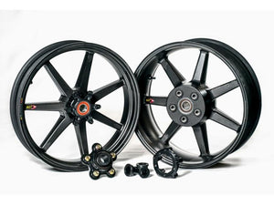 BST Aprilia RSV4  Carbon Wheels "Mamba TEK" (front & conventional rear, 7 straight spokes, black hubs) – Accessories in the 2WheelsHero Motorcycle Aftermarket Accessories and Parts Online Shop